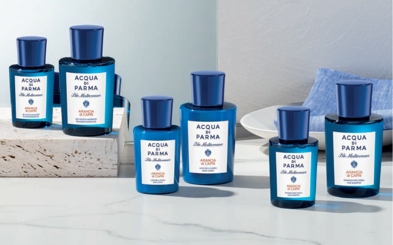 Acqua Di Parma, Italian perfume, luxury, hotel amenities